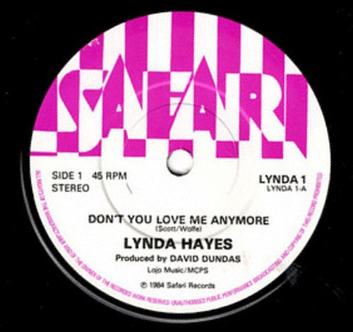 Lynda Hayes : Don't You Love Me Anymore (7")
