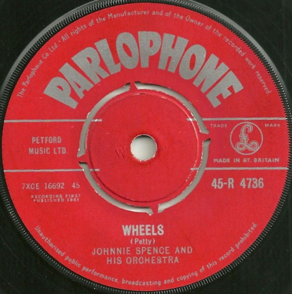 Johnnie Spence And His Orchestra : Wheels (7")