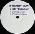 Basement Jaxx : U Don't Know Me (12", Single, W/Lbl, Sti)
