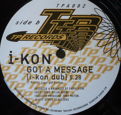 I-Kon : Got A Message (12")