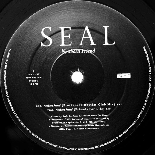 Seal : Newborn Friend (12", Single)