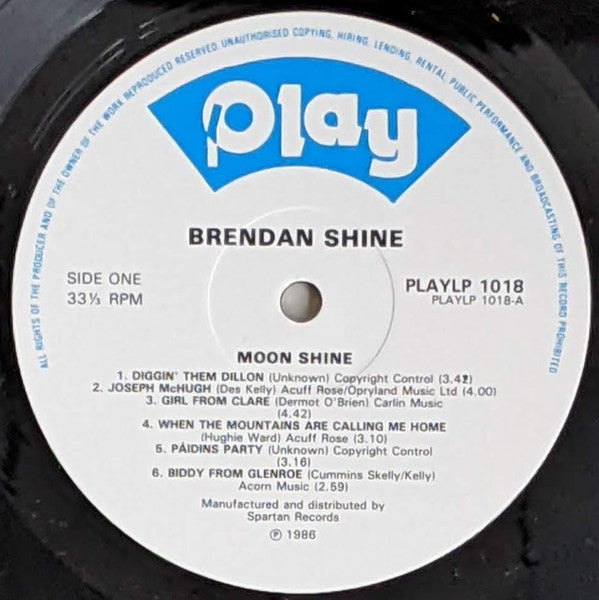 Brendan Shine : Moonshine (LP)