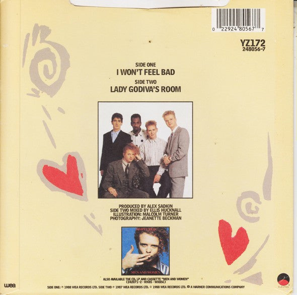 Simply Red : I Won't Feel Bad (7", Single)