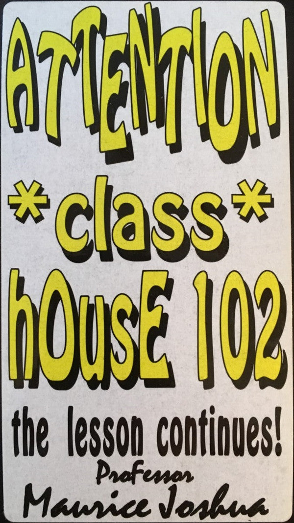 Maurice Joshua : House 102 (12", Pur)
