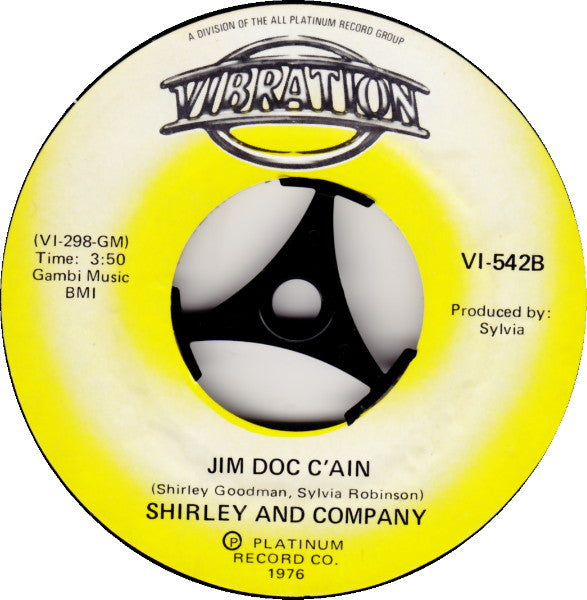 Shirley & Company Featuring Peppi Marchello : I Like To Dance / Jim Doc C'ain (7")