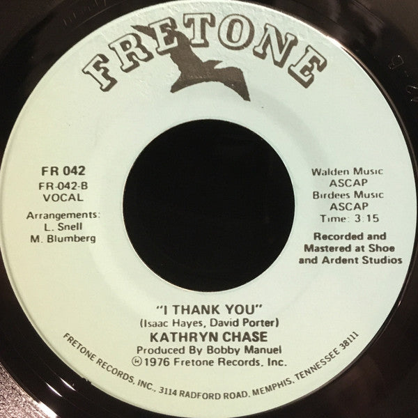Kathryn Chase : Sunday Our Sunday / I Thank You (7")