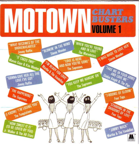 Various : Motown Chartbusters Volume 1 (CD, Album, Comp, RE)