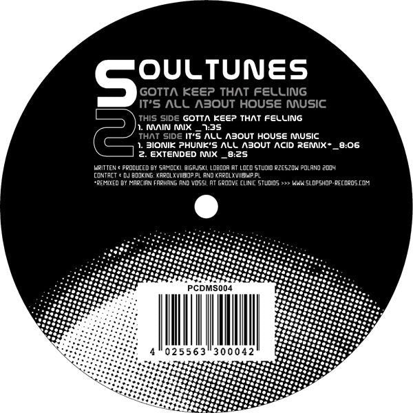 Soultunes : Gotta Keep That Feeling / It's All About House Music (12")