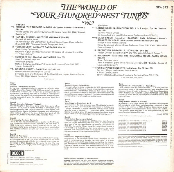 Various : The World Of Your Hundred Best Tunes Vol. 9 (LP, Comp)