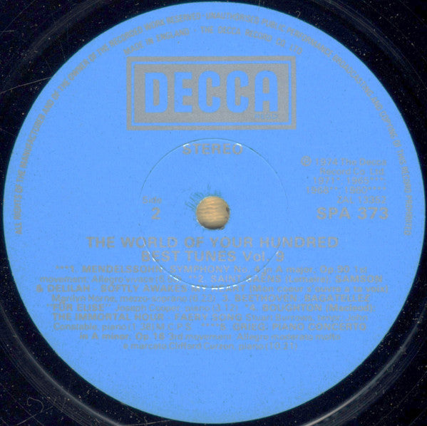 Various : The World Of Your Hundred Best Tunes Vol. 9 (LP, Comp)