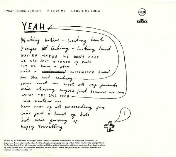 The Wannadies : Yeah (CD, Single)