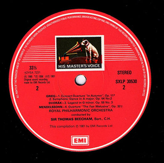 Sir Thomas Beecham : Beecham Favourites (LP, Comp)