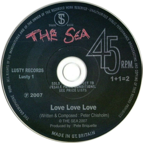 The Sea (3) : Love Love Love (CD, Single, Promo)