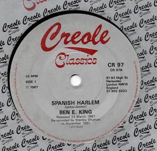 Ben E. King : Spanish Harlem / Stand By Me (Medley) (7")