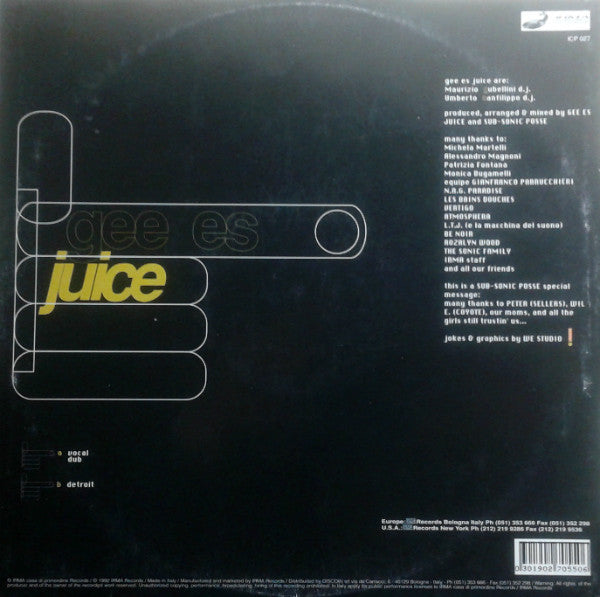 Gee Es Juice : Watcha Gonna Do About It (12")