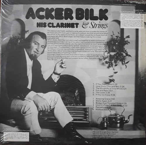 Acker Bilk : His Clarinet & Strings (LP, Quad, PYE)