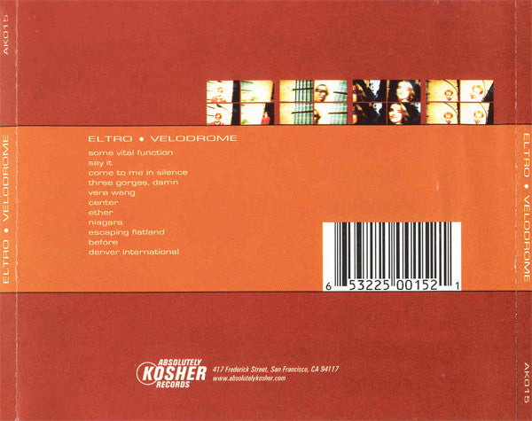Eltro : Velodrome (CD, Album)