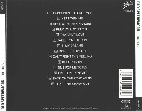 Reo Speedwagon : The Hits (CD, Comp)