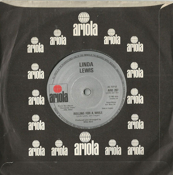 Linda Lewis : Sleeping Like A Baby Now (7", Single)