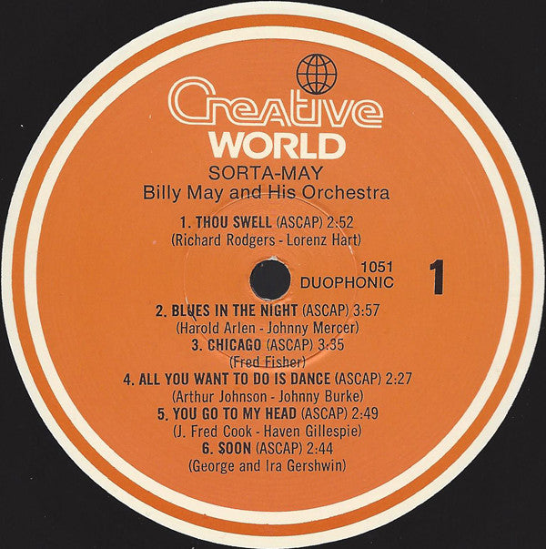 Billy May And His Orchestra : Sorta-May (LP, Album, RE, Duo)