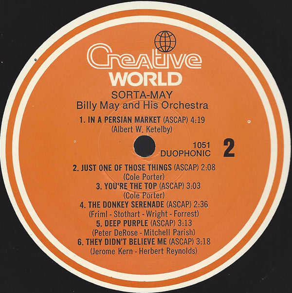 Billy May And His Orchestra : Sorta-May (LP, Album, RE, Duo)