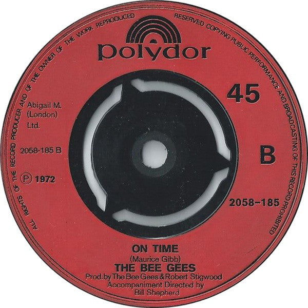The Bee Gees* : My World (7", Single, Red)