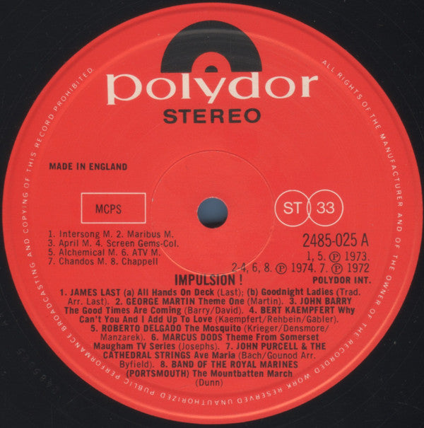 Various : Impulsion! (LP, Smplr)