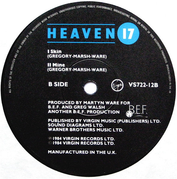 Heaven 17 : This Is Mine (Extended Version) (12", Single, Ltd, Fol)