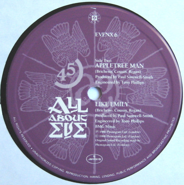 All About Eve : Wild Hearted Woman (12", Single)