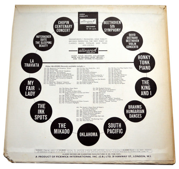 The New Symphony Orchestra Of London Conducted By Lionel Atkins : The Magic Of Strauss (LP, Comp, Mono)