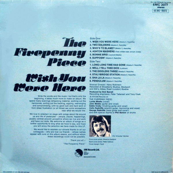 The Fivepenny Piece : Wish You Were Here (LP)