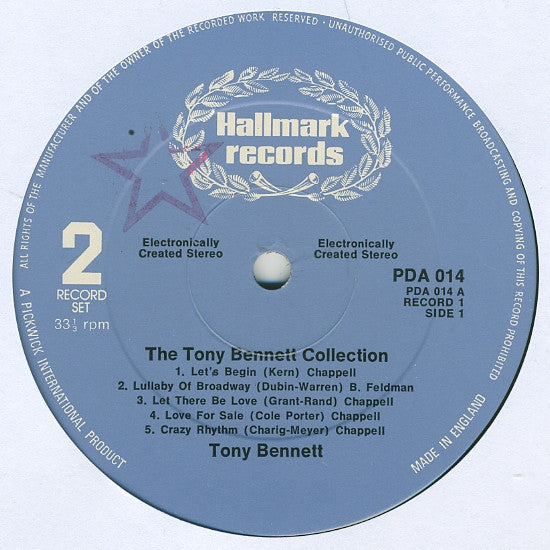 Tony Bennett : The Tony Bennett Collection (2xLP, Comp, RM)