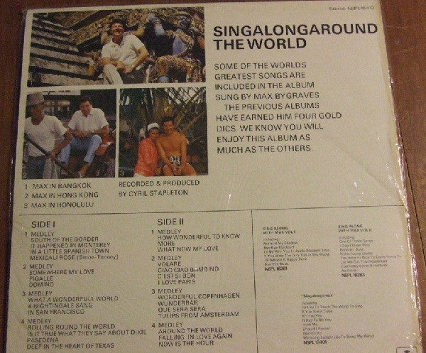 Max Bygraves : Singalongaround The World (LP, Album)