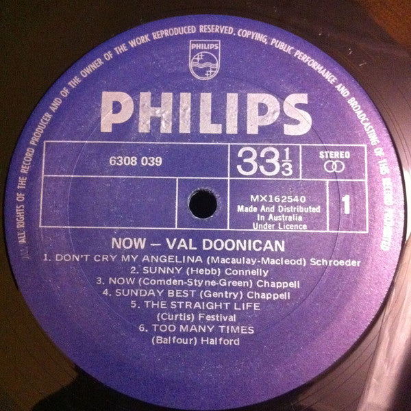 Val Doonican : Now (LP, Comp, Blu)