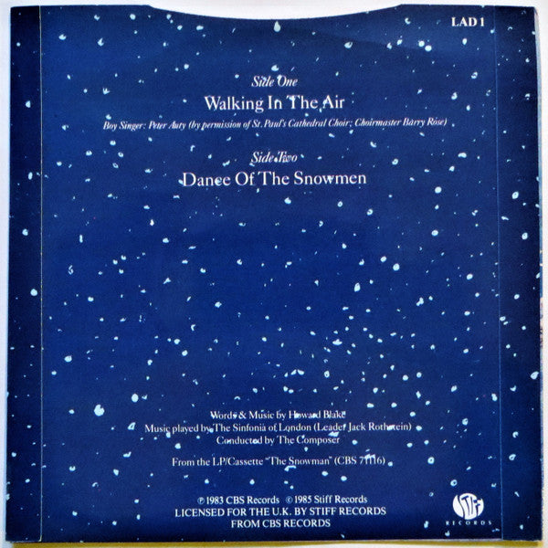The Sinfonia Of London* Boy Singer: Peter Auty : Walking In The Air (7", Single, RE)