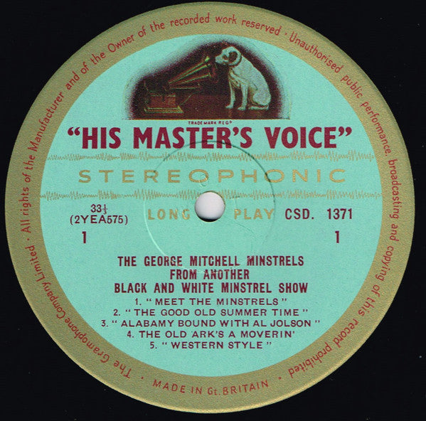 The George Mitchell Minstrels : Another Black And White Minstrel Show (LP, Album)