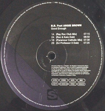 B.B. Feat. Angie Brown : Good Enough (12")