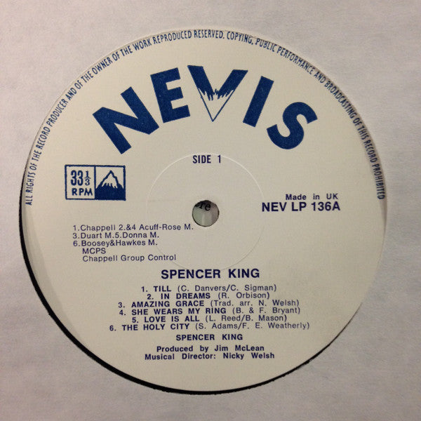 Spencer King : Spencer King (LP, Album)