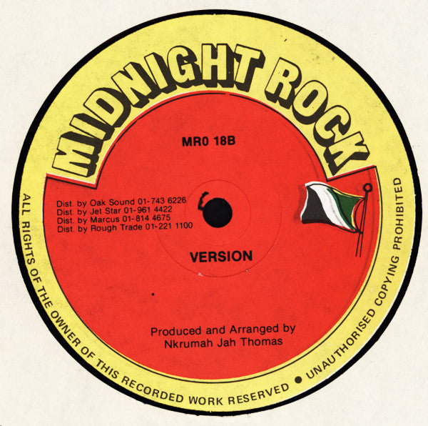 Little John, Jah Thomas : My Woman Is Crying (12")