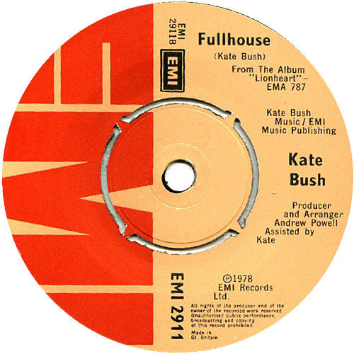 Kate Bush : Wow (7", Single)
