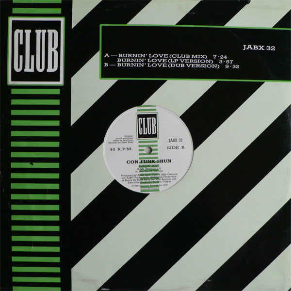 Con Funk Shun : Burnin' Love (12")