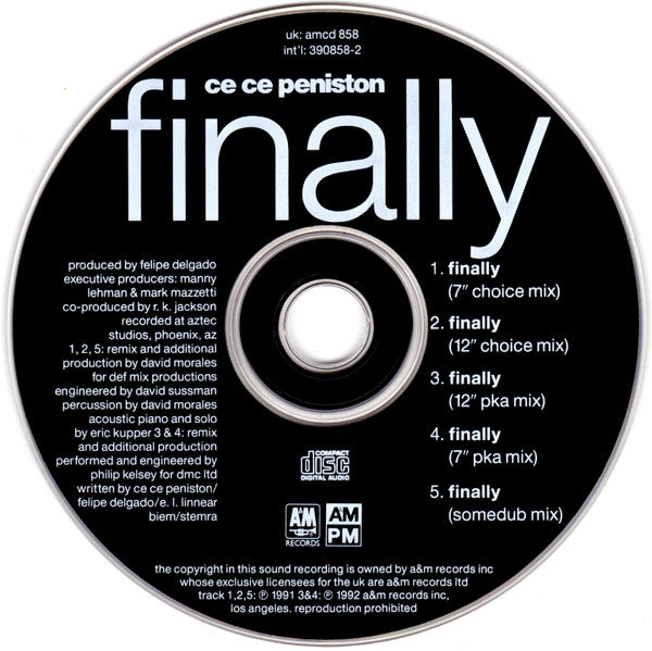 Ce Ce Peniston : Finally (CD, Single, 2nd)