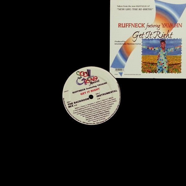 Ruffneck Featuring Yavahn : Get It Right (12")