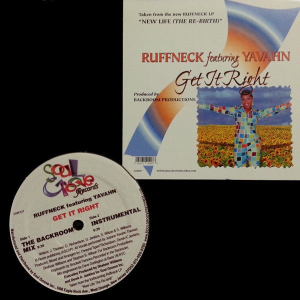 Ruffneck Featuring Yavahn : Get It Right (12")