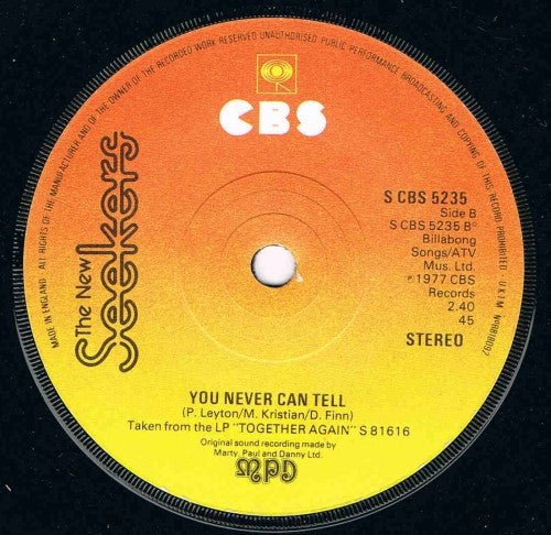 The New Seekers : Give Me Love Your Way (7")