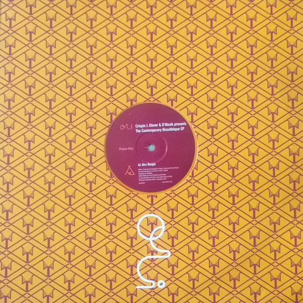 Crispin J. Glover And D'Musik : The Contemporary Discothèque EP (12", EP, Promo)