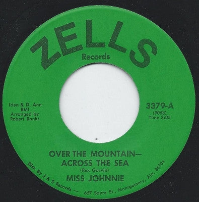 Miss Johnnie : Over The Mountain - Across The Sea (7")