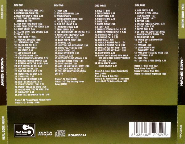 James Brown : 5 Classic Albums Plus Bonus Rare And Live Tracks (4xCD, Comp, RM)