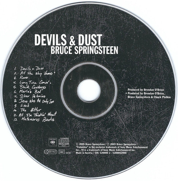 Bruce Springsteen : Devils & Dust (CD, Album, Son + DVD-V, PAL, Son)