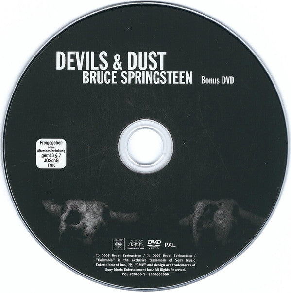 Bruce Springsteen : Devils & Dust (CD, Album, Son + DVD-V, PAL, Son)